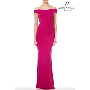 Adrianna Papell beautiful magenta dress